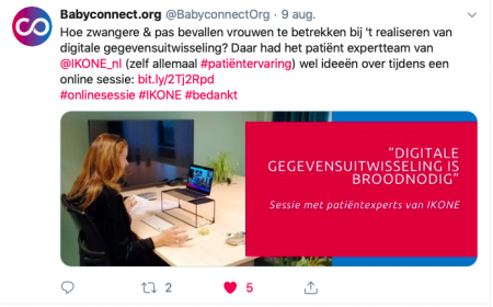 Project IKONE en Babyconnect